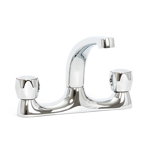 Chrome Contract Deck Kitchen Mixer